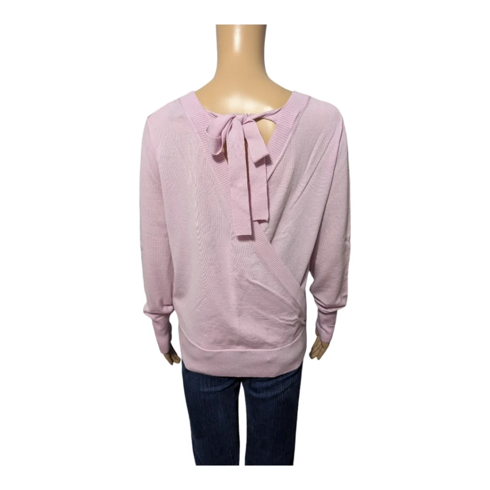 J. Crew Merino Wool Wrapped Back Pullover Sweater M